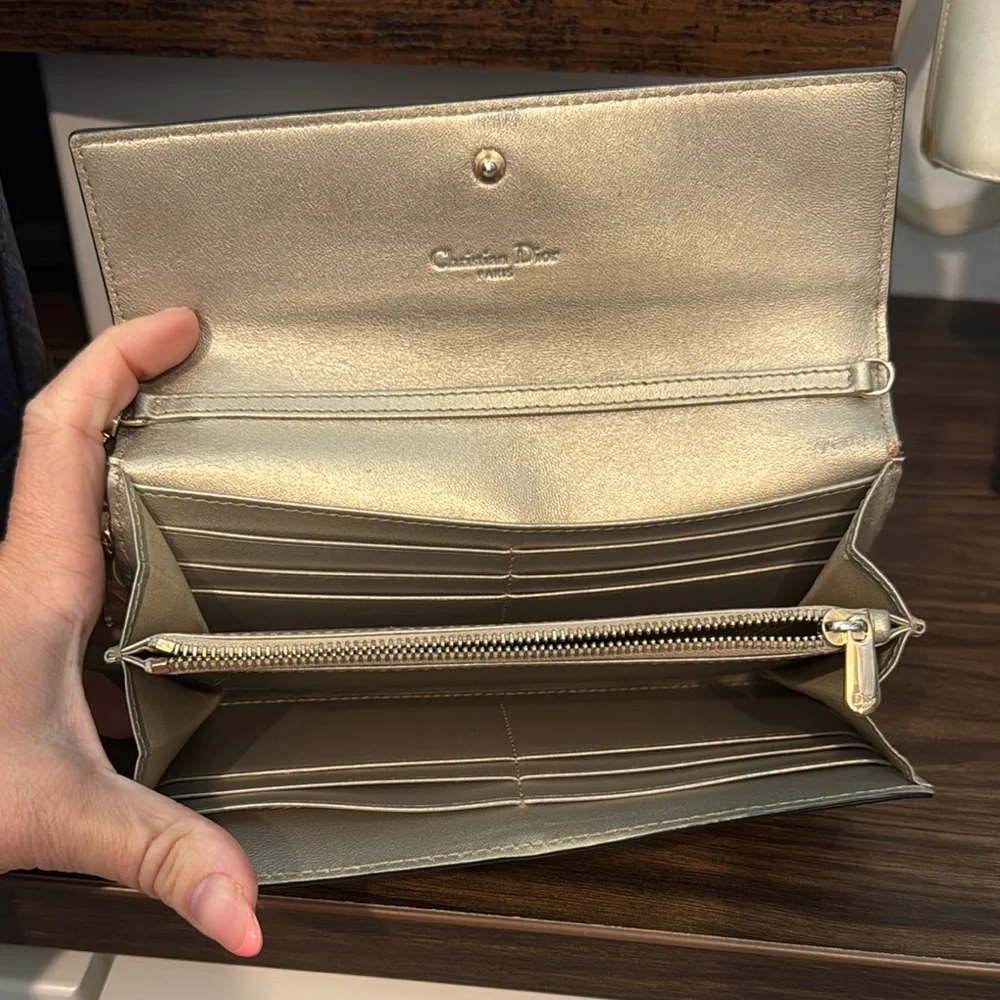 Dior Metallic Wallet